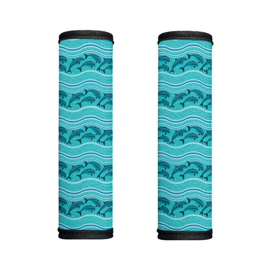 Boho Dolphin Pattern Print Handle Covers