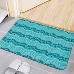 Boho Dolphin Pattern Print Indoor Door Mat
