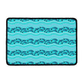 Boho Dolphin Pattern Print Kitchen Mat
