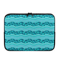 Boho Dolphin Pattern Print Laptop Sleeve