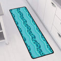 Boho Dolphin Pattern Print Long Kitchen Mat