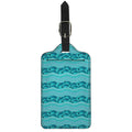 Boho Dolphin Pattern Print Luggage Tag