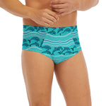 Boho Dolphin Pattern Print Men's Briefs