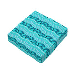 Boho Dolphin Pattern Print Outdoor Seat Cushion Cover