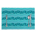 Boho Dolphin Pattern Print Placemat