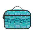 Boho Dolphin Pattern Print Portable Lunch Bag