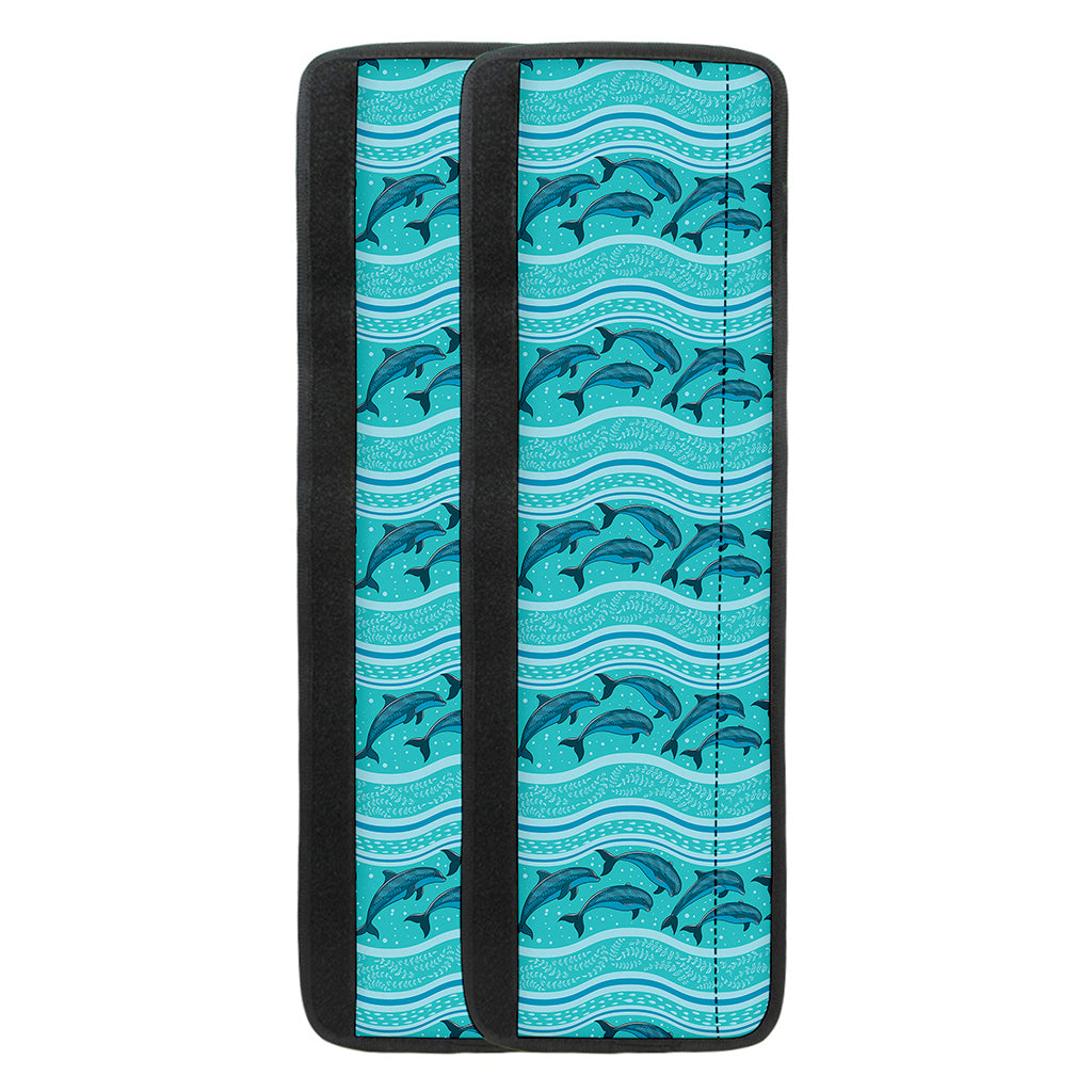 Boho Dolphin Pattern Print Refrigerator Handle Covers