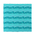 Boho Dolphin Pattern Print Silk Bandana