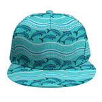 Boho Dolphin Pattern Print Snapback Cap