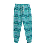 Boho Dolphin Pattern Print Sweatpants