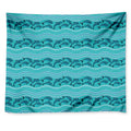 Boho Dolphin Pattern Print Tapestry