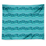 Boho Dolphin Pattern Print Tapestry