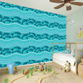 Boho Dolphin Pattern Print Wall Sticker