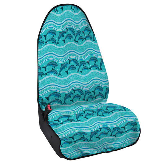Boho Dolphin Pattern Print Waterproof Car Seat Cover