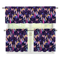 Boho Dream Catcher Pattern Print 3 Piece Kitchen Curtains
