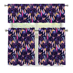 Boho Dream Catcher Pattern Print 3 Piece Kitchen Curtains
