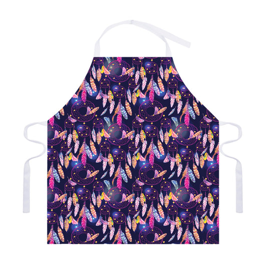 Boho Dream Catcher Pattern Print Adjustable Apron