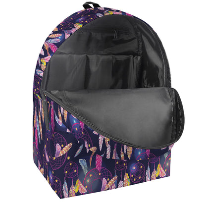 Boho Dream Catcher Pattern Print Backpack