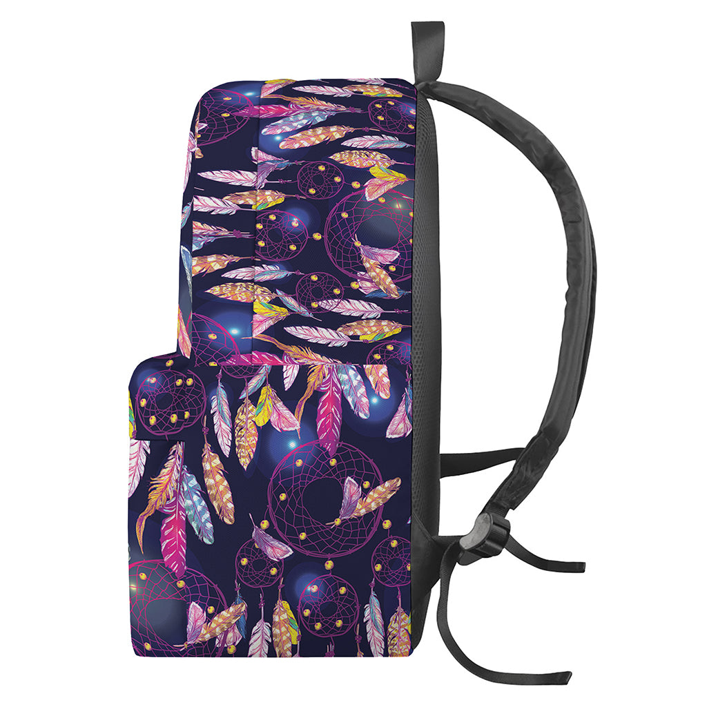 Boho Dream Catcher Pattern Print Backpack