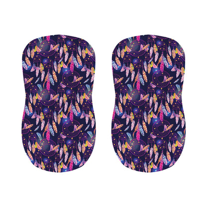 Boho Dream Catcher Pattern Print Bar Stool Covers