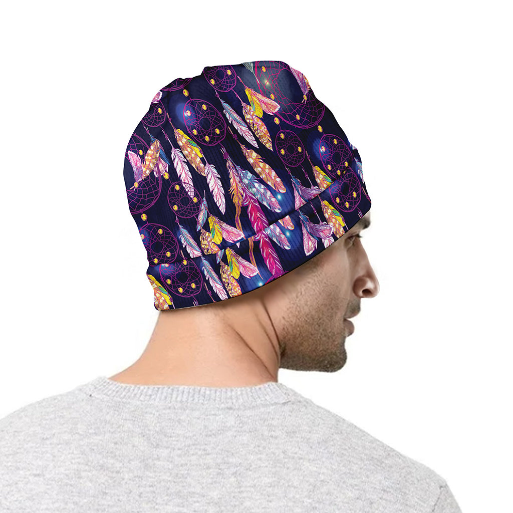 Boho Dream Catcher Pattern Print Beanie
