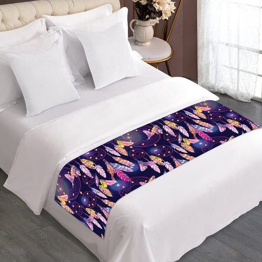 Boho Dream Catcher Pattern Print Bed Runner