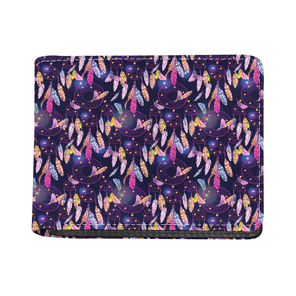 Boho Dream Catcher Pattern Print Bifold Wallet