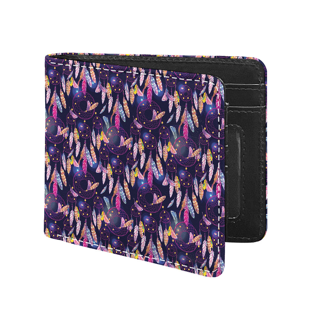 Boho Dream Catcher Pattern Print Bifold Wallet