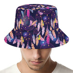 Boho Dream Catcher Pattern Print Bucket Hat