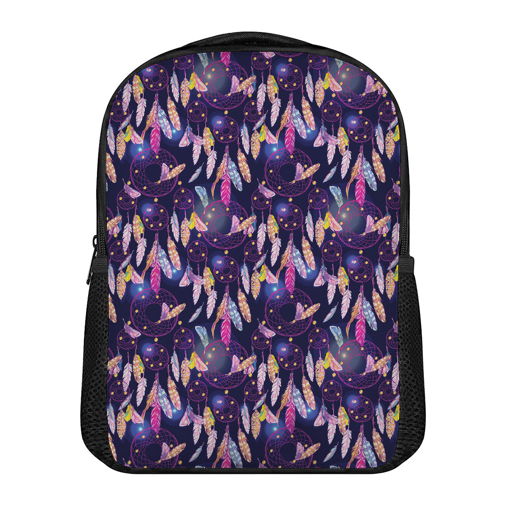 Boho Dream Catcher Pattern Print Casual Backpack