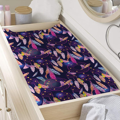 Boho Dream Catcher Pattern Print Changing Pad Cover