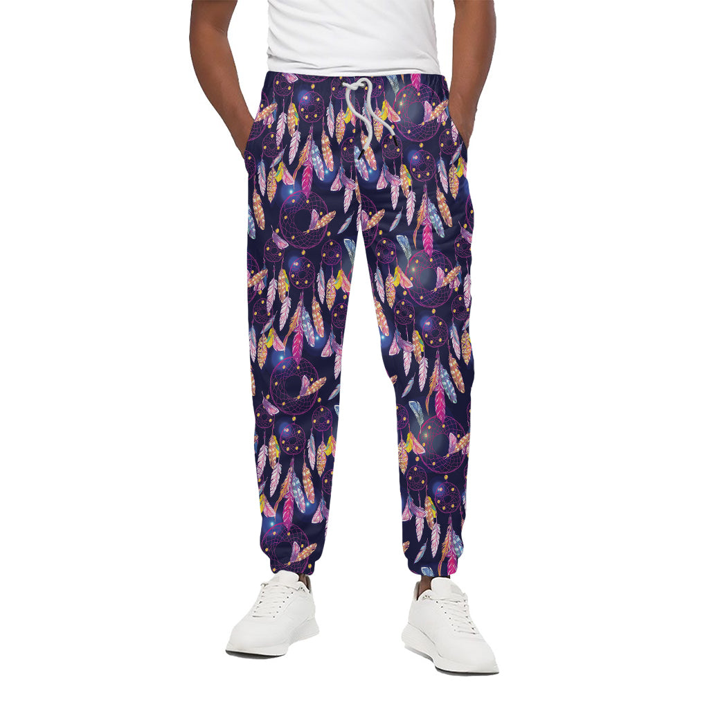 Boho Dream Catcher Pattern Print Cotton Pants