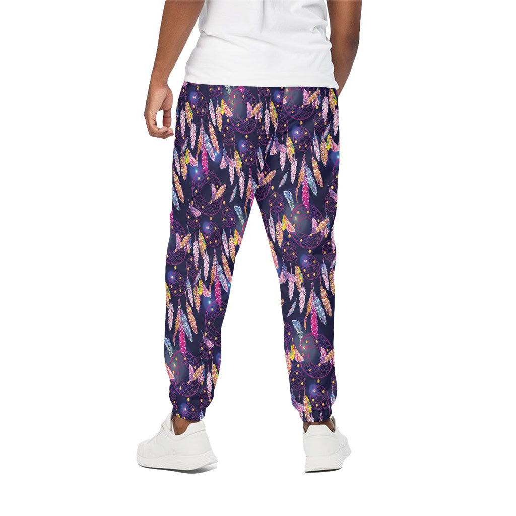 Boho Dream Catcher Pattern Print Cotton Pants