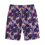 Boho Dream Catcher Pattern Print Cotton Shorts