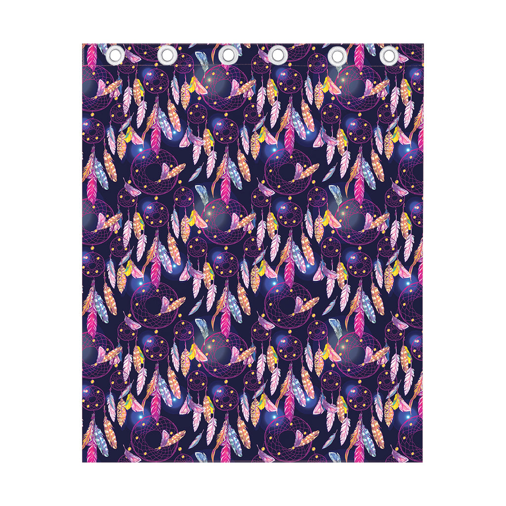 Boho Dream Catcher Pattern Print Curtain