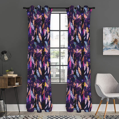 Boho Dream Catcher Pattern Print Curtain