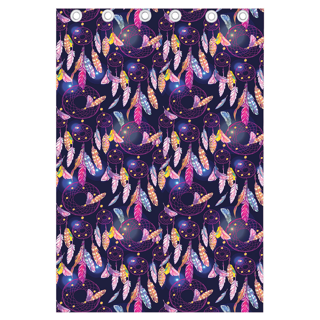 Boho Dream Catcher Pattern Print Curtain