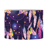 Boho Dream Catcher Pattern Print Drum Lamp Shade
