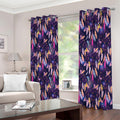 Boho Dream Catcher Pattern Print Extra Wide Grommet Curtains
