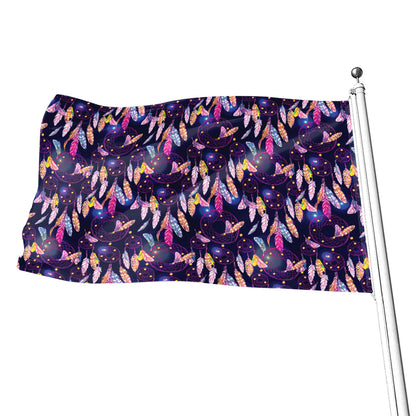 Boho Dream Catcher Pattern Print Flag