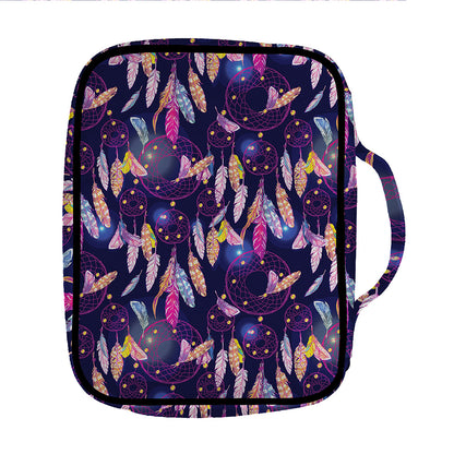 Boho Dream Catcher Pattern Print Front Pocket Bible Bag