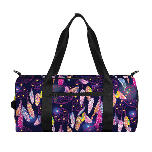 Boho Dream Catcher Pattern Print Gym Bag