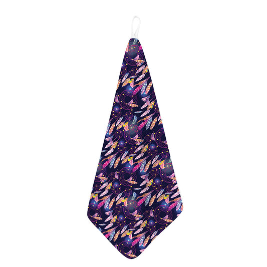 Boho Dream Catcher Pattern Print Hand Towel