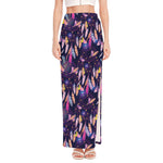 Boho Dream Catcher Pattern Print High Slit Maxi Skirt