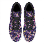 Boho Dream Catcher Pattern Print High Top Leather Sneakers