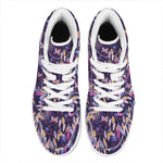 Boho Dream Catcher Pattern Print High Top Leather Sneakers