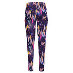 Boho Dream Catcher Pattern Print High-Waisted Pocket Leggings