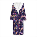 Boho Dream Catcher Pattern Print Hooded Bathrobe