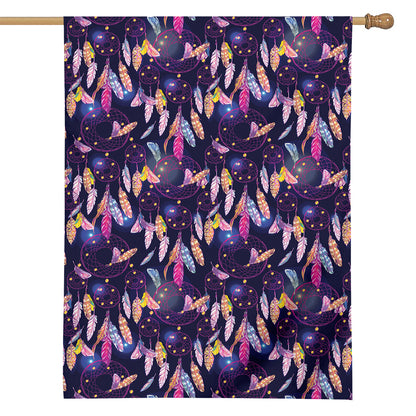 Boho Dream Catcher Pattern Print House Flag