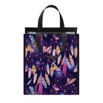 Boho Dream Catcher Pattern Print Insulated Lunch Tote